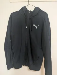 PUMA フルジップ フード付きパーカー ブラック