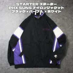STARTER スターター PHX SUNS ナイロンジャケット ブラック