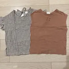 100㎝夏物トップス2枚セットのサムネイル