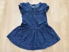 babyGAP デニムワンピース　フリル付き　90