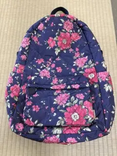 ローラアシュレイ キルティングリュック 花柄