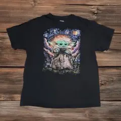 Mandalorian マンダロリアンt グローグーt キャラ古着 メンズ 黒Lのサムネイル