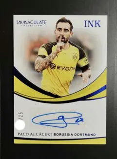【世界25枚限定】PANINI パコ・アルカセル 直筆サイン auto BVB