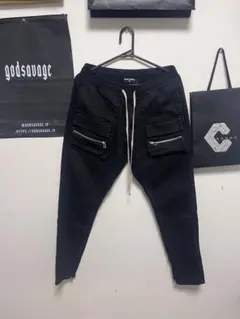 Danke Schon ダンケシェーン　スキニー　イージーパンツ ブラック　L
