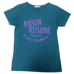 MAISON KITSUNÉ メゾンキツネ 半袖Tシャツ グリーン ピンクのサムネイル