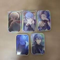 プロセカ 青柳冬弥 スクエア缶バッチ 5個セット