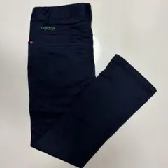 adidas レディース ゴルフパンツ ネイビー　Mサイズ