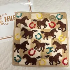 新品未使用 ♡ フェイラー 馬 スプリントホース ハンカチ