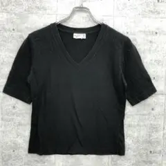 agnès b. フレンチシック 日本製古着 深め Vネック Tシャツ