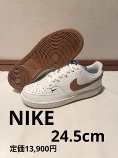 ナイキ コートビジョン ホワイト/フラックス 24.5 cm