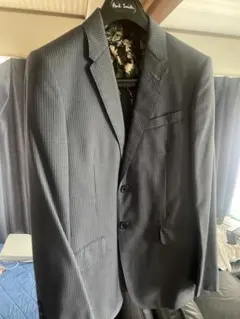 paul smith セットアップ スーツ 裏地総柄 Dormeuil ネイビー | Mercari
