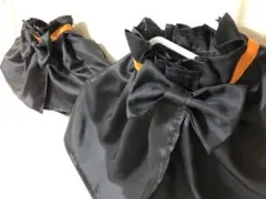 キッズハロウィンマント2枚セットリボン付き