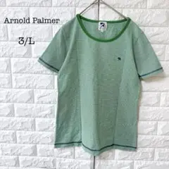 アーノルドパーマー 半袖Tシャツ ボーダーレディース L 緑 綿100%のサムネイル
