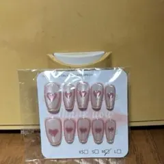 SHEIN ネイルチップ　ハート