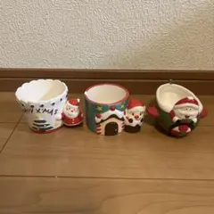 【美品】デザート陶器 カップ３個セット