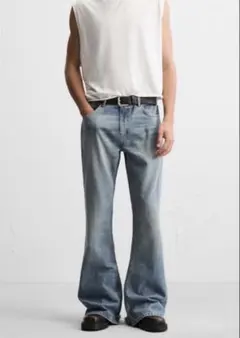 完売品 新品 ZARA CLASSIC FLARE FIT ジーンズ 29のサムネイル