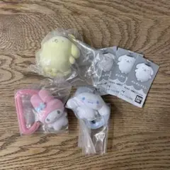 サンリオ　カラフルカラビナマスコット ガチャ マイメロ ポムポムプリン シナモン