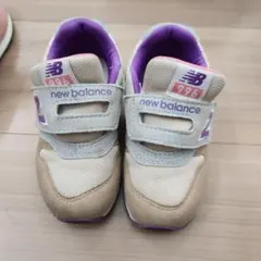 New Balance 996 スニーカー 14.5cm ベージュ/パープル