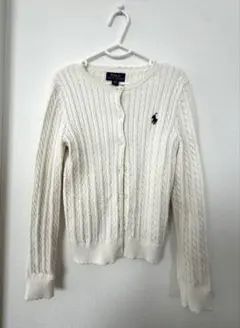 Polo Ralph Lauren ホワイトカーディガン