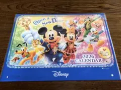 【未使用品】第一生命 非売品 ディズニー2026年壁掛けカレンダー