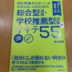 総合型選抜・学校推薦型選抜のオキテ55