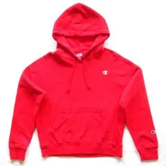 Champion REVERSE WEAVE レッド フード付きパーカー 2XL