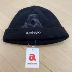 ⭐︎新品⭐︎archivio ニット帽 黒 サイズフリー