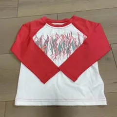 patagonia ラッシュガード 赤/白