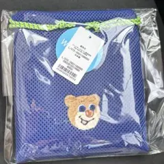 【新品未使用】ラブラリーバイフェイラー オールドテディ 巾着 ネイビー