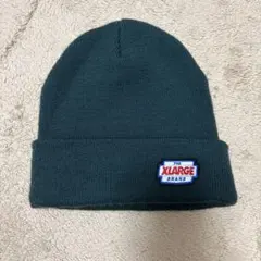 XLARGE ダークグリーン ニット帽