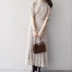 シップスshipsドットチュールロングワンピース オケージョンのサムネイル