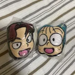 【お値下げ】忍たま　ガチャ　スクエアポーチ　山田利吉　猪名寺乱太郎