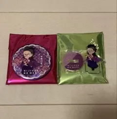 ニジゲンノモリ　鬼滅の刃　玄弥　スタンド付きアクリルキーホルダー　缶バッジ