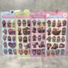 【新作】ラブブ キラキラシール 4点セット