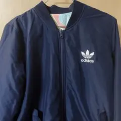 adidas ネイビー ブルゾン