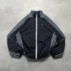 00s NIKE “ATHLETIC71” black nylon jacket