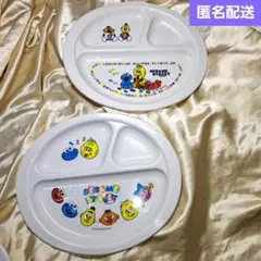2枚セット　セサミストリート　キッズプレート　ランチプレート　お皿　 USED