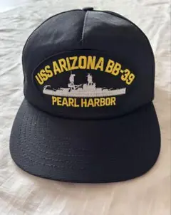 レア★アメリカ購入★USS Arizona BB-39 パールハーバー キャップ