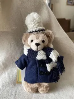 希少レア☆オープンマウス2008年ネイビーPコートダッフィー