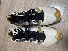 バスケットボールシューズ ホワイト/ゴールド