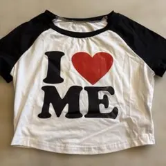 SHEIN I LOVE ME ロゴ 半袖 Tシャツ