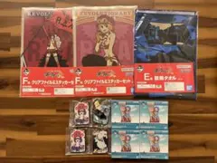 ワンピース一番くじ　タオル、クリアファイルなど