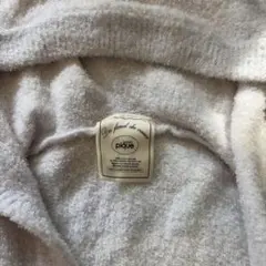 piqué フード付きルームウェア ホワイト F