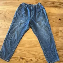 RADCHAP デニムブルー スプレー加工 カジュアルパンツ 150