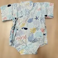 ベビーロンパース　甚平　浴衣