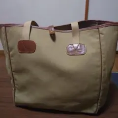 ☆Bradyブレディ☆ベージュ キャンバス✕レザー トートバッグ