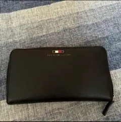 ム*ー様 トミーヒルフィガー ブラック長財布ジャンク（箱あり）