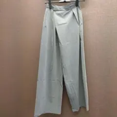 ラップ風 ワイドパンツ グレー 管理番号A13