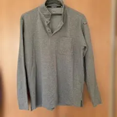 BURTLE 長袖ポロシャツ LL グレー　665