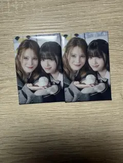 NiziU School trip2025ポプスト　ニナ　リマ　スクエア缶バッチ